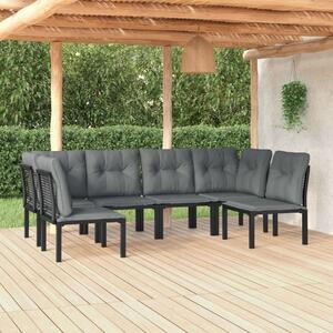 VidaXL Polyrattan Kerti Ülőgarnitúra - 6 személyes