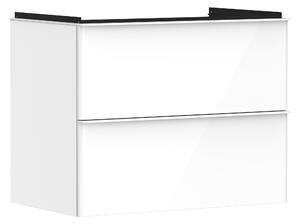 Hansgrohe Xelu Q szekrény 78x49.5x60.5 cm Függesztett, mosdó alatti fehér 54027700