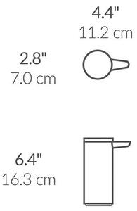 Matt ezüstszínű automata acél szappanadagoló 266 ml – simplehuman