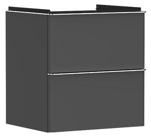 Hansgrohe Xelu Q szekrény 58x49.5x60.5 cm Függesztett, mosdó alatti szürke-króm 54024000
