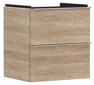 Hansgrohe Xelu Q szekrény 58x49.5x60.5 cm Függesztett, mosdó alatti tölgy-króm 54025000