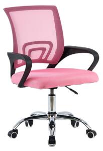 KONDELA Irodai szék, rózsaszín/fekete, DEX 4 NEW
