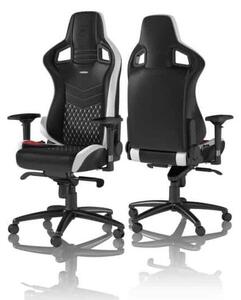 Noblechairs EPIC Gamer szék PU Bőr párnázott ülés fekete, fehér