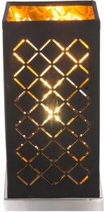 Globo Lighting Clarke asztali lámpa 1x40 W fekete-arany 15229T1