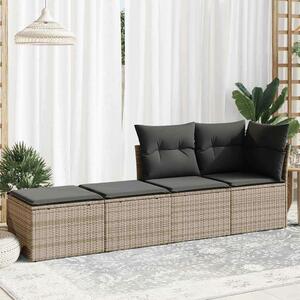 VidaXL Polyrattan Kerti Ülőgarnitúra - 2 részes