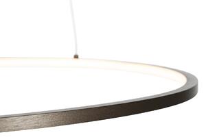 Design függőlámpa bronz 72 cm LED-del 3 fokozatban szabályozható - Rowan