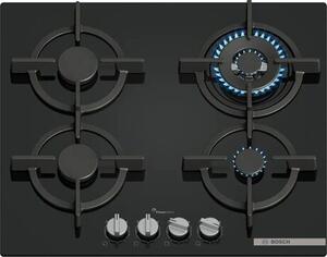 Bosch Serie 6 PPH6A6I10 főzőlap Fekete Beépített 60 cm Gáz 4 zóna