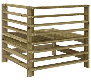 VidaXL impregnált fenyőfa kerti sarokkanapé