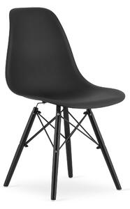 PreHouse OSAKA fekete szék / fekete lábak