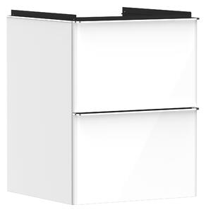 Hansgrohe Xelu Q szekrény 48x49.5x60.5 cm Függesztett, mosdó alatti fehér-króm 54019000