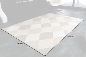 Design szőnyeg Sadiya 230 x 160 cm bézs-barna - pamut