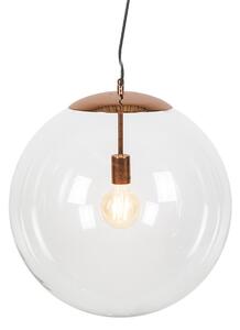 Modern függesztett lámpa réz 50 cm - labda