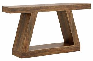 Masa Living/Hol, Blackswan Design Farmhouse M4, lemn maro inchis, 140x30x80 cm