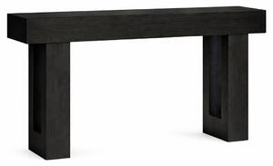 Masa Living/Hol, Blackswan Design Countryside M7, fekete, 160x35x85 cm