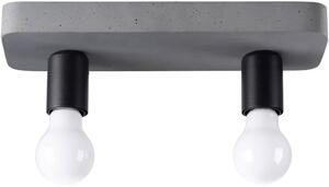 Sollux Lighting Tavo mennyezeti lámpa 2x15 W fekete-szürke SL.1157