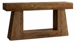 Nappali/előszoba asztal, Blackswan Design Farmhouse, barna fa, 160x30x85 cm