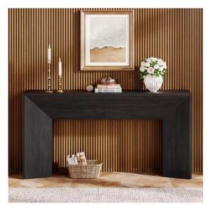 Masa Living/Hol, Blackswan Design Countryside M2, fekete citromsárga, 160x30x85 cm
