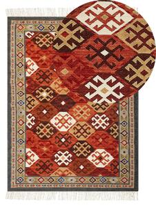 Színes kilim gyapjúszőnyeg 140 x 200 cm URTSADZOR