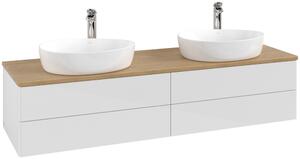 Villeroy & Boch Antao szekrény 160x50x36 cm Függesztett, mosdó alatti fehér-tölgy K28051GF