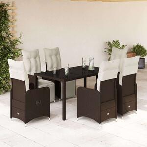 VidaXL Polyrattan Kerti Bútor - 6 Személyes Bisztró