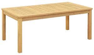 VidaXL Dohányzóasztal Világos akác 110 x 60 x 45 cm Tömör Akácfa