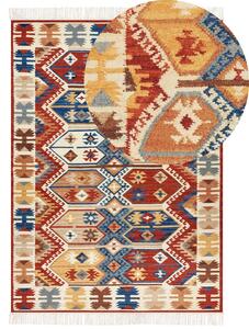 Színes kilim gyapjúszőnyeg 200 x 300 cm VANASHEN
