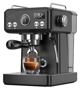 HiBREW H10A dugattyús eszpresszógép hőmérséklet-szabályozással Fekete