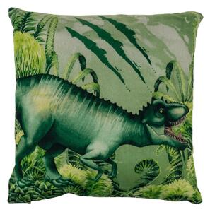 Díszpárna T-REX 40x40 cm, zöld