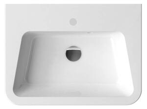 Ravak 10° mosdótál 55x45 cm négyszögletes beépíthető fehér XJI01155000