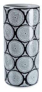 Antifone fekete szürke porcelán esernyőtartó, 20 cm x 20 x 46 cm
