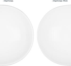 Oltens Hamnes Thin mosdótál 49.5x35.5 cm ovális mosdótálak fehér 40319000