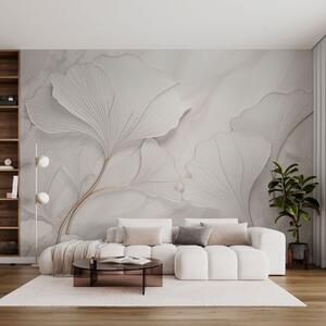 Fotótapéta Pasztell levelek márvány háttéren, Természet fotótapéta, w03440 : Uwalls.hu