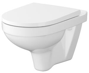 Zestaw Cersanit Zip miska WC wisząca SimpleOn z deską wolnoopadającą biały S701-565