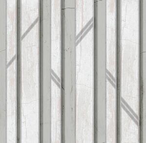Tapéta Fa panel hatás világosszürke színben, 3d tapétá, a00055 : Uwalls.hu
