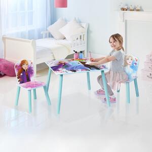 Childrens asztal székek Frozen 2 Gyerek székekkel Fagyasztva