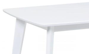 Modern Étkezőasztal Fehér Színben 120x75 cm Aut-008