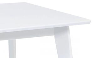 Modern Étkezőasztal Fehér Színben 120x75 cm Aut-008