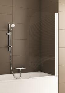 KFA Armatura Modern zuhanyparaván 68 cm egyrészes fehér matt/átlátszó üveg 170-06951P