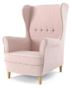 USZAK fotel, szín - világos rózsaszín
