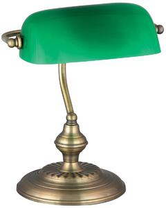 Rabalux Bank asztali lámpa 1x60 W zöld-barna 4038