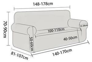 4Home Magic clean elasztikus ülőgarnitúra huzat sötétbarna, 145 - 185 cm