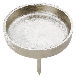 ADVENT koszorúba szúrható gyertyatartó, ezüst Ø8cm