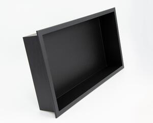 Balneo Wall-Box One Black süllyesztett polc 60 cm OB-BL3