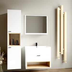 Imers Cubic fürdőszoba radiátor dekoratív 136x23 cm fehér 2512