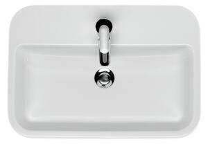Cersanit Caspia mosdótál 60x42 cm négyszögletes beépíthető-mosdótálak fehér K11-0095