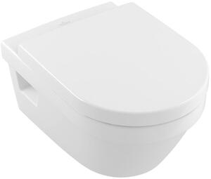 Villeroy & Boch Architectura combi-Pack zestaw miska WC wisząca bez kołnierza z deską wolnoopadającą Weiss Alpin 5684HR01