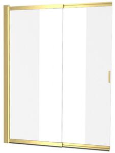 Excellent Liner zuhanyparaván 110 cm kétrészes arany fényes/átlátszó üveg KAEX.2940.1100.LP