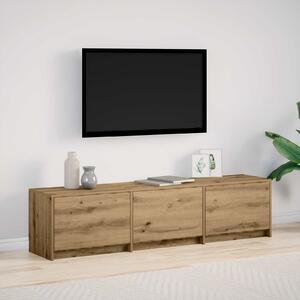 VidaXL TV szekrény leddel Artisan tölgy 165 x 34 x 40 cm Faanyag