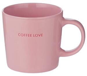 GOOD VIBES bögre, pink 'Coffee love'