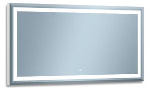 Venti Willa tükör 120x60 cm négyszögletes világítással ezüst 5907722357984